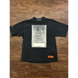 Heron Preston CTNMB Mock NeckShort Sleeve Virgil Abloh Size Medium Black RARE